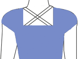 Square with criss-cross
